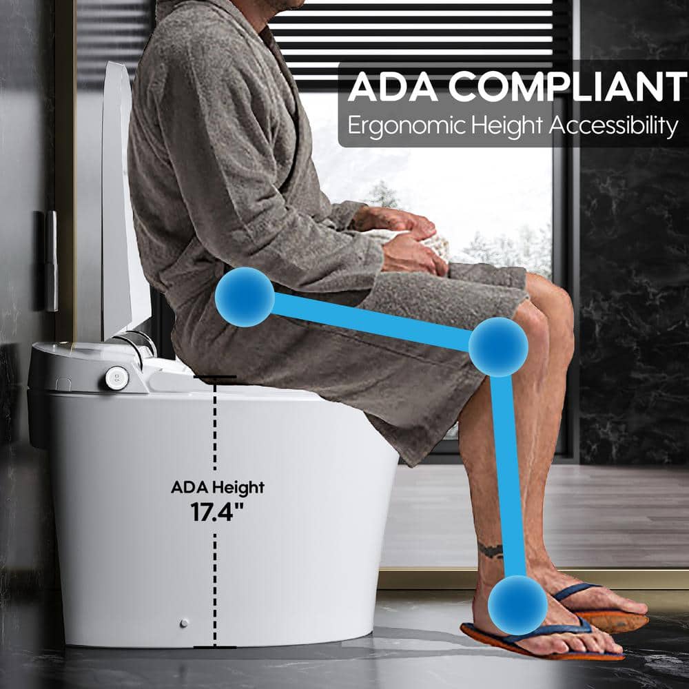 ANGELES HOME Smart Bidet Toilet with Heated Seat and Auto Features - Image 3