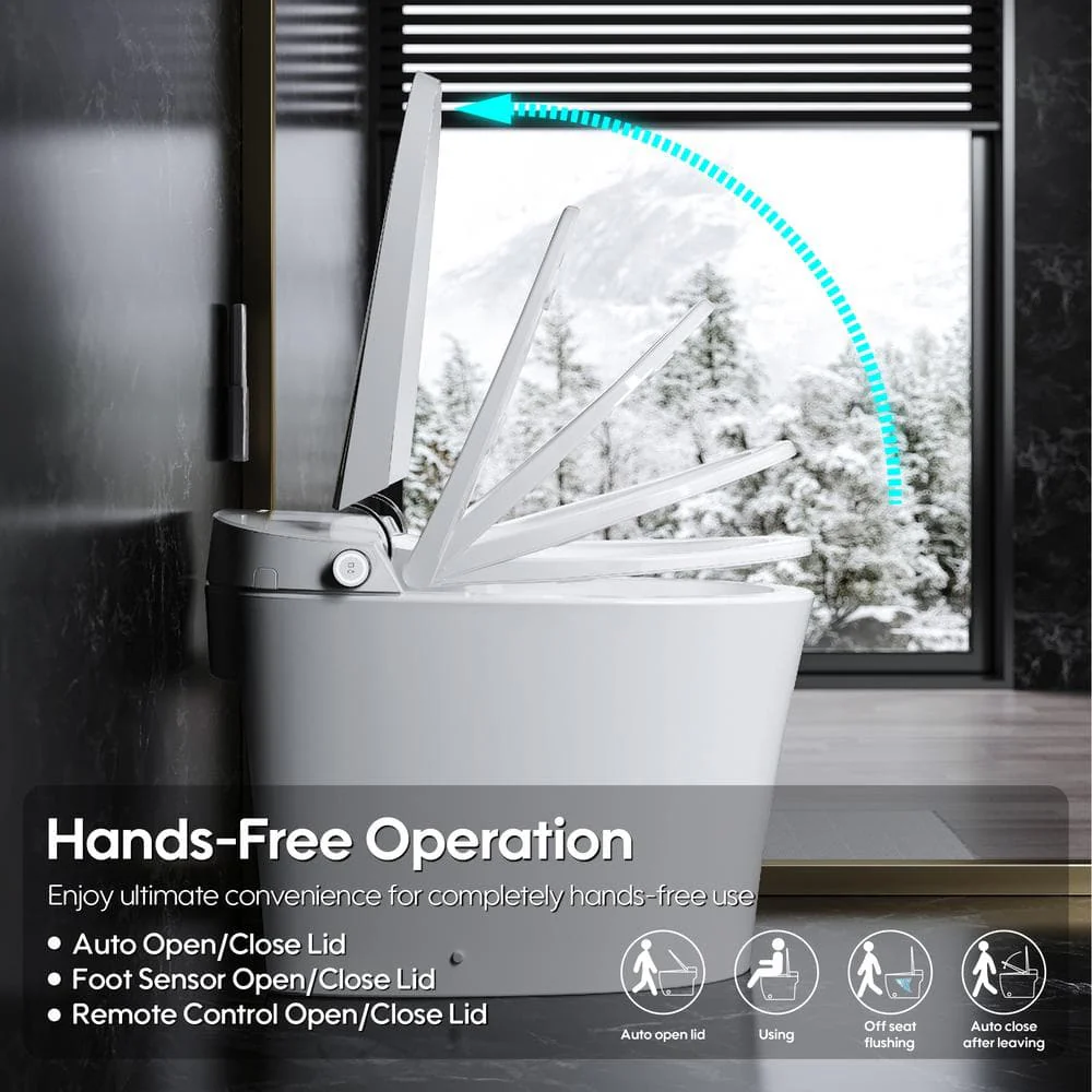 ANGELES HOME Smart Bidet Toilet with Heated Seat and Auto Features - Image 9