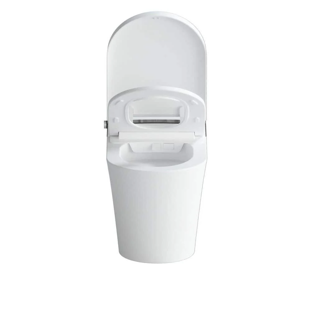 ANGELES HOME Smart Toilet with Integrated Bidet - Auto Open, Heated Seat, Self-Clean Nozzle, Remote Control, Round Bowl - Image 5