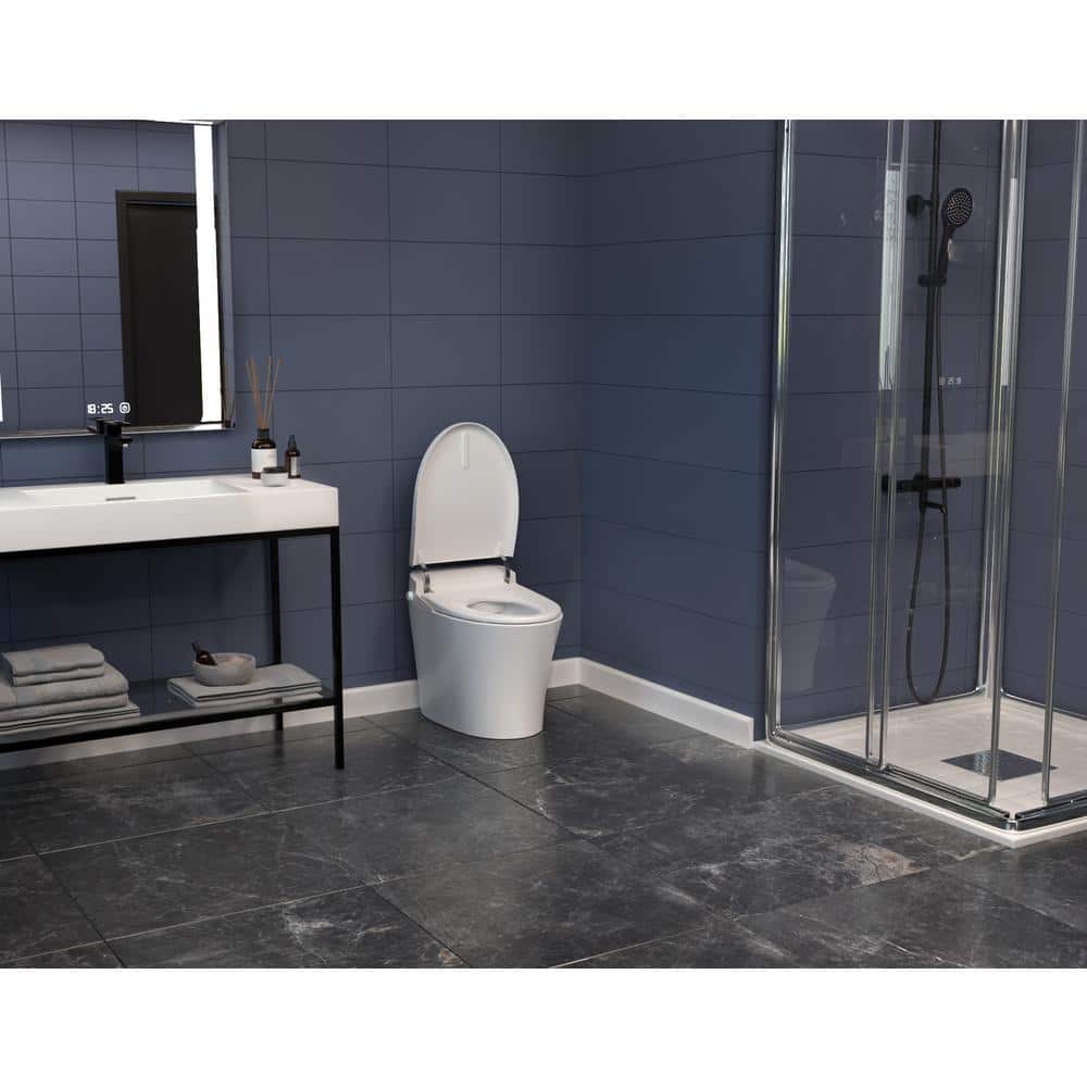 ANZZI ENVO Vail Elongated Smart Bidet Toilet with Remote Control and Heated Seat - Image 5