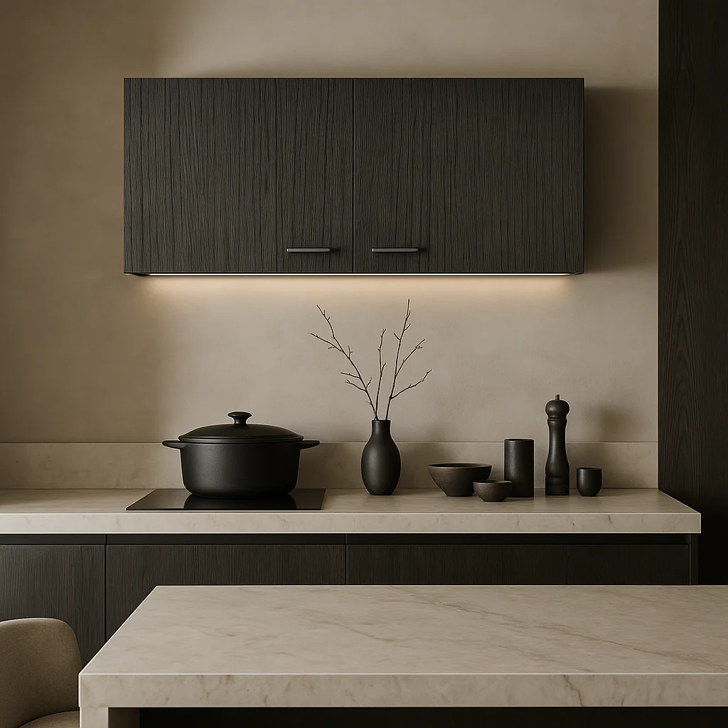 Aoibox Ready to Assemble Wall Cabinet in Smokey and White, 39.3 in. W x 12.6 in. D x 19.3 in. H - Image 3