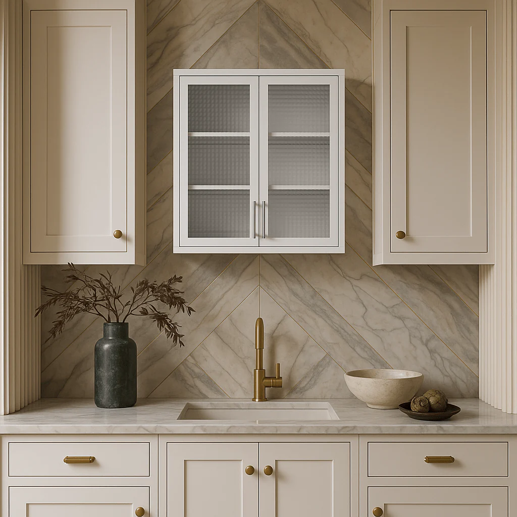 Aoibox Steel Wall Mounted Cabinet with Glass Door, 31.50 in. W x 11.80 in. D x 30 in. H - Image 3