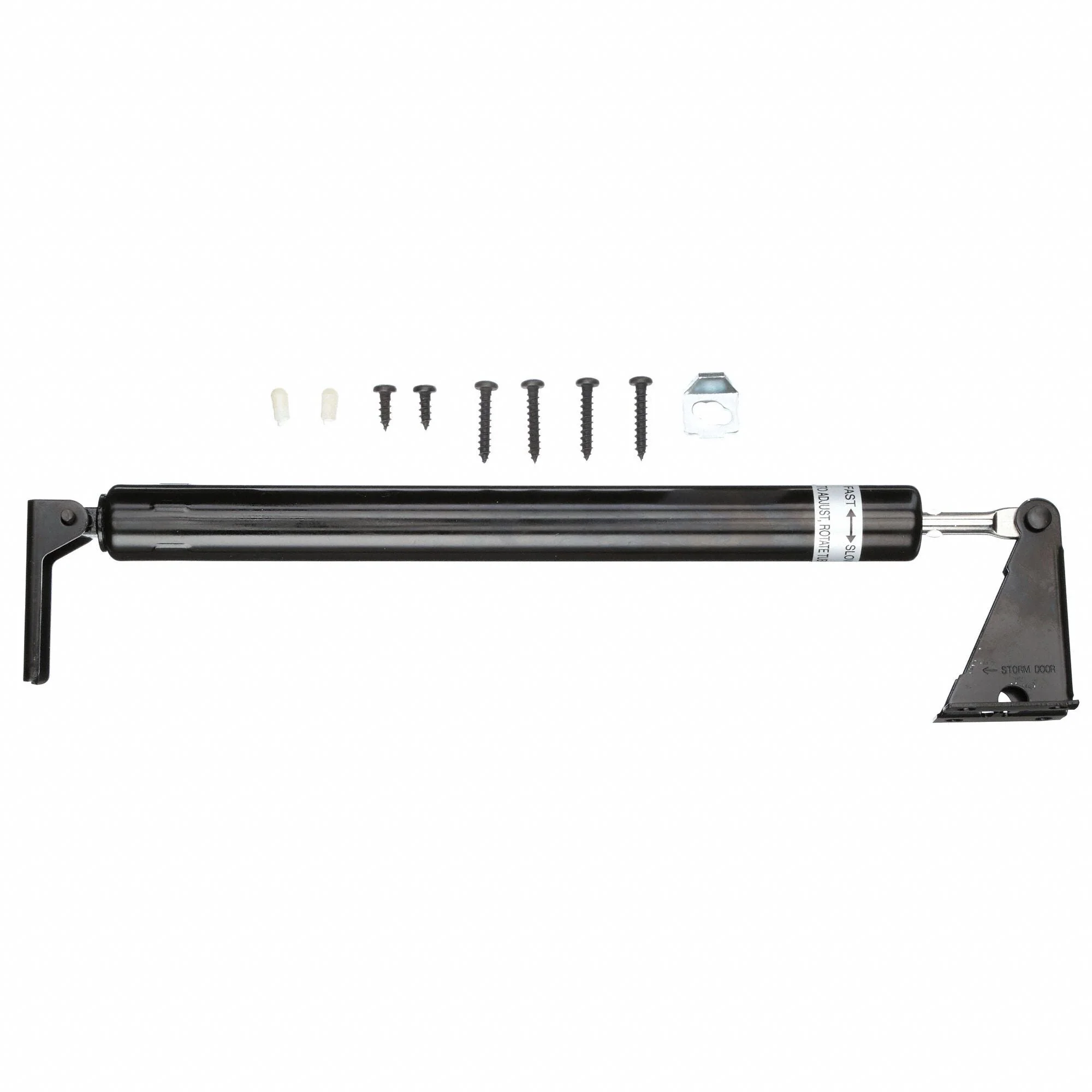 APPROVED VENDOR Standard Arm-Mount Door Closer, Black, 10 1/2 inch - Image 2