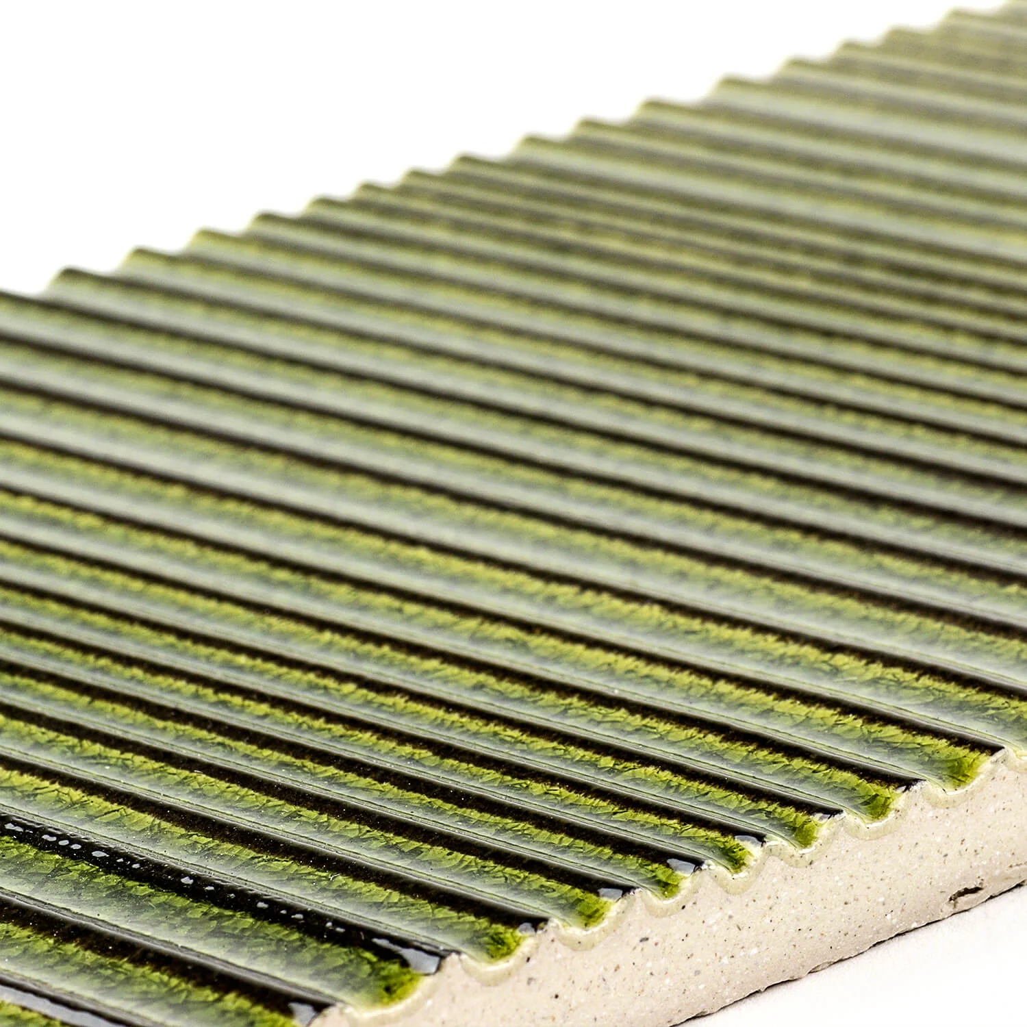 Arden Forest Ridge Lime Green 6x10 Glossy Porcelain Tile - Image 6