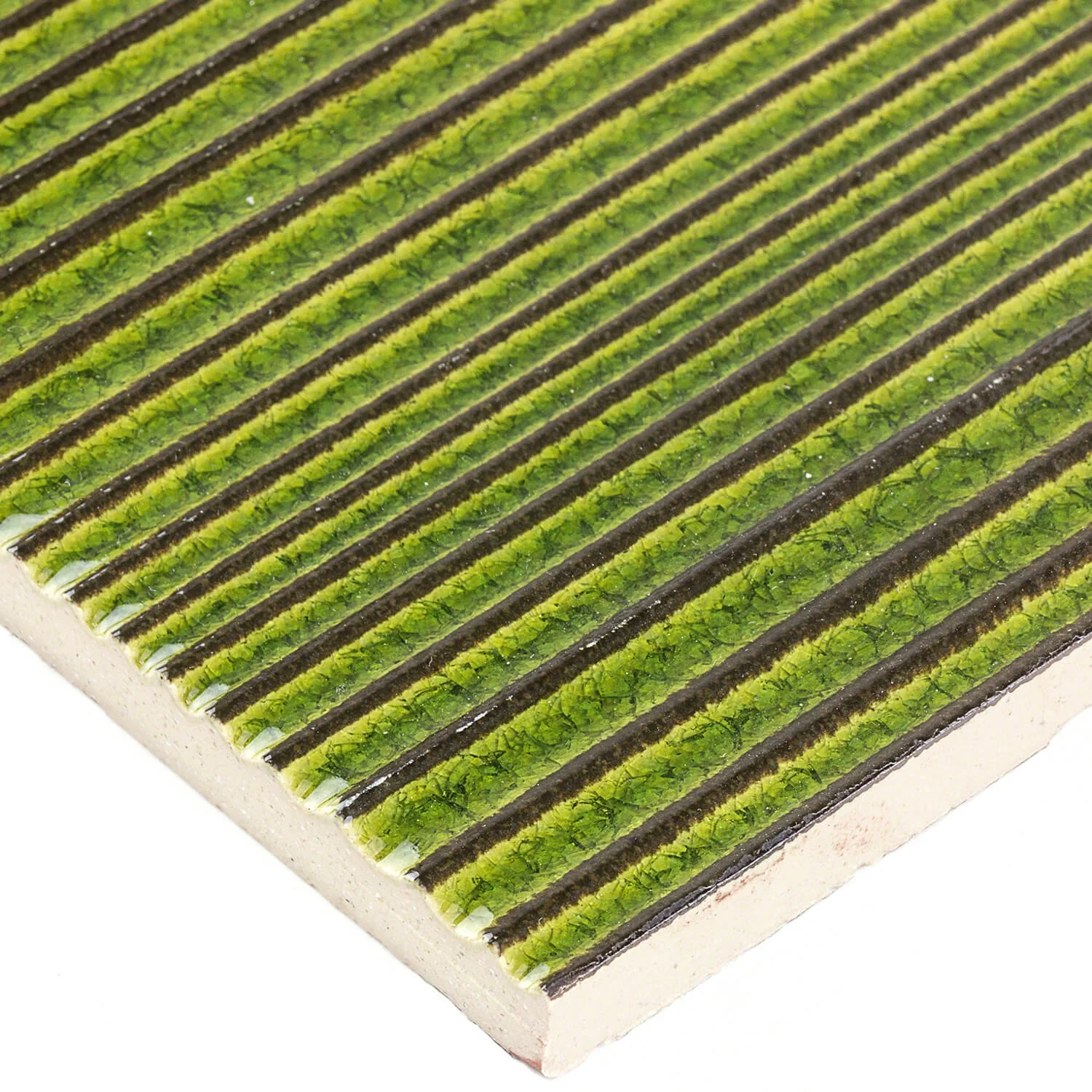 Arden Forest Ridge Lime Green 6x10 Glossy Porcelain Tile - Image 7