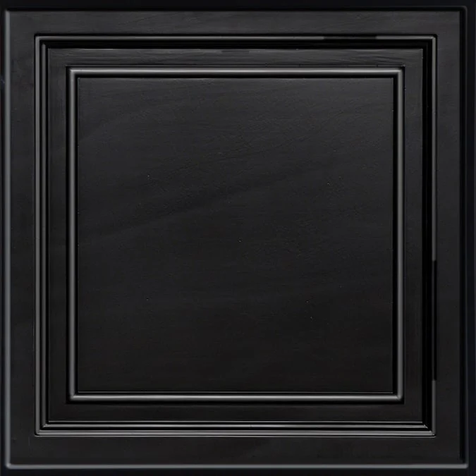 Armstrong Ceilings 2-ft x 2-ft Easy Elegance Black PVC Drop Ceiling Tile (1-Pack, 4-sq ft / Case)