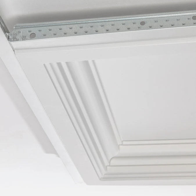 Armstrong Ceilings 2-ft x 2-ft Easy Elegance White PVC Drop Ceiling Tile (1-Pack, 4-sq ft / Case) - Image 10