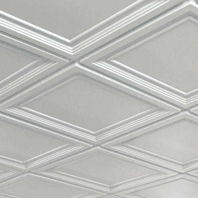 Armstrong Ceilings 2-ft x 2-ft Easy Elegance White PVC Drop Ceiling Tile (1-Pack, 4-sq ft / Case) - Image 2