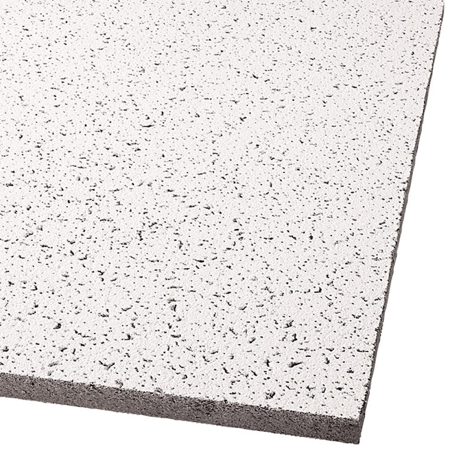Armstrong Ceilings 2-ft x 2-ft Random Textured Contractor White Mineral Fiber Drop Ceiling Tile (16-Pack, 64-sq ft / Case) - Image 3