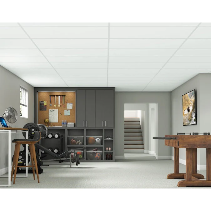 Armstrong Ceilings 4-ft x 2-ft Easy Elegance White PVC Drop Ceiling Tile (1-Pack, 8-sq ft / Case) - Image 2