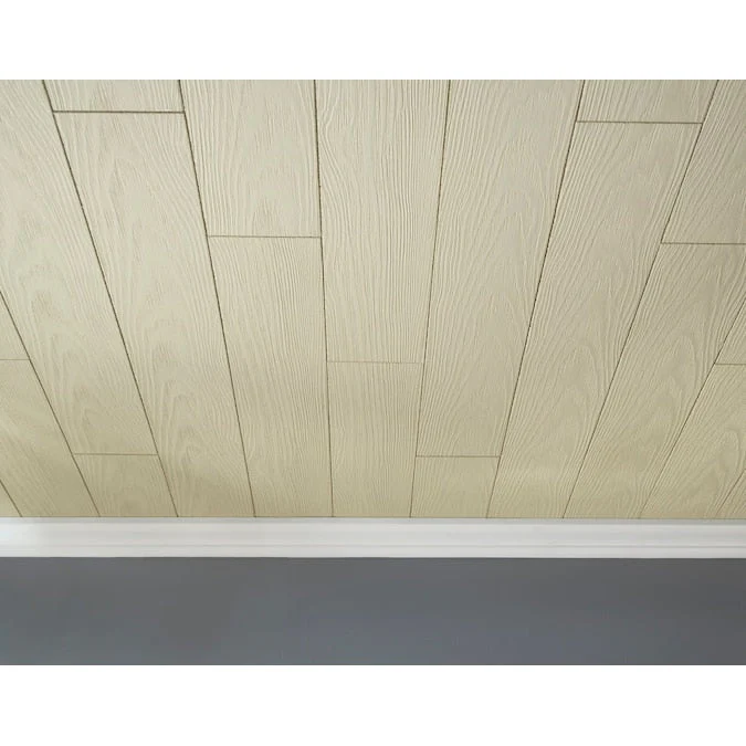 Armstrong Ceilings Country Classic Plank Light Beige Mineral Fiber Surface-mount Ceiling Plank Sample - Image 3