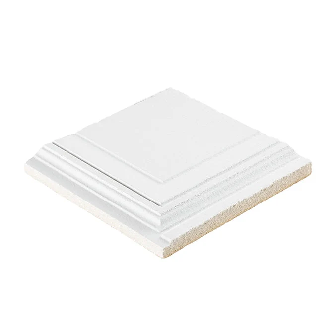 Armstrong Ceilings Raised Panel White Mineral Fiber Drop Ceiling Tile Sample