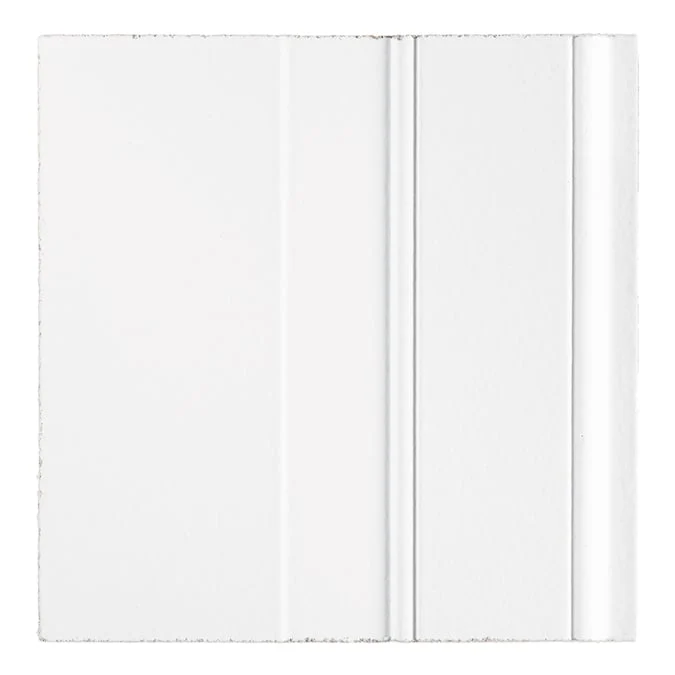 Armstrong Ceilings Single Raised Panel White Mineral Fiber Drop Ceiling Tile Sample - Image 2