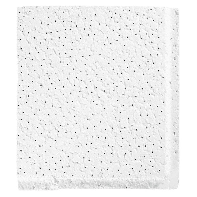 Armstrong Ceilings SuperTuff White Mineral Fiber Drop Ceiling Tile Sample - Image 2