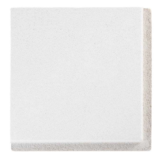 Armstrong Ceilings Yuma White Mineral Fiber Drop Ceiling Tile Sample - Image 2