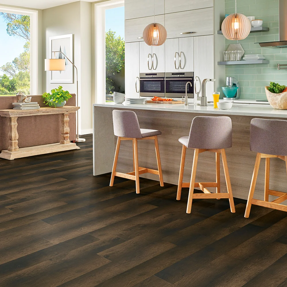 Armstrong Flooring Assurity Bison Brown 20-mil x 7-in W x 60-in L Waterproof Interlocking Luxury Vinyl Plank Flooring, 27.02-sq ft Carton - Image 2