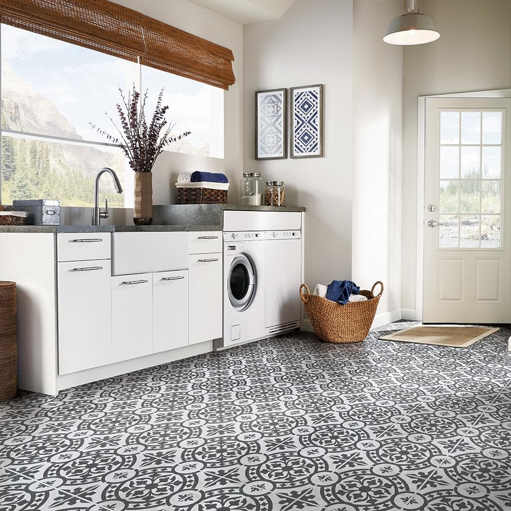 Armstrong Flooring Fox River Iron Mountain 12 x 12 Self-Adhesive Vinyl Tile - Image 4