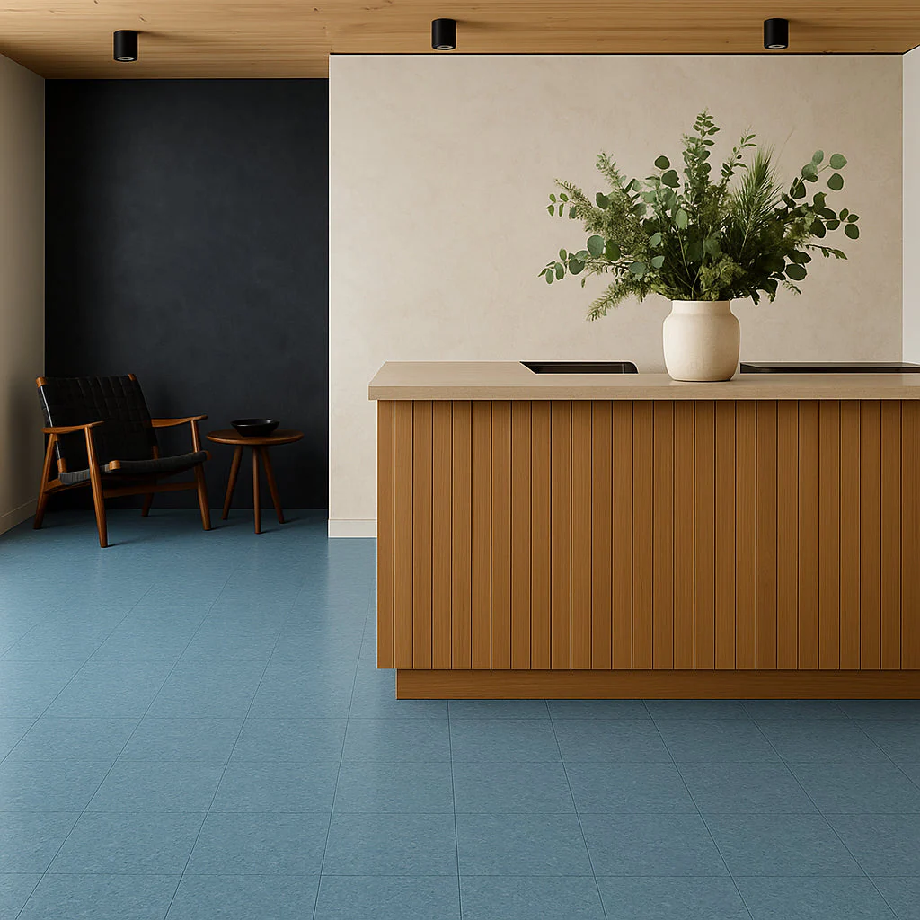 Armstrong Flooring Imperial Texture VCT Dutch Delft Vinyl Tile - 45 sq ft Carton - Image 7