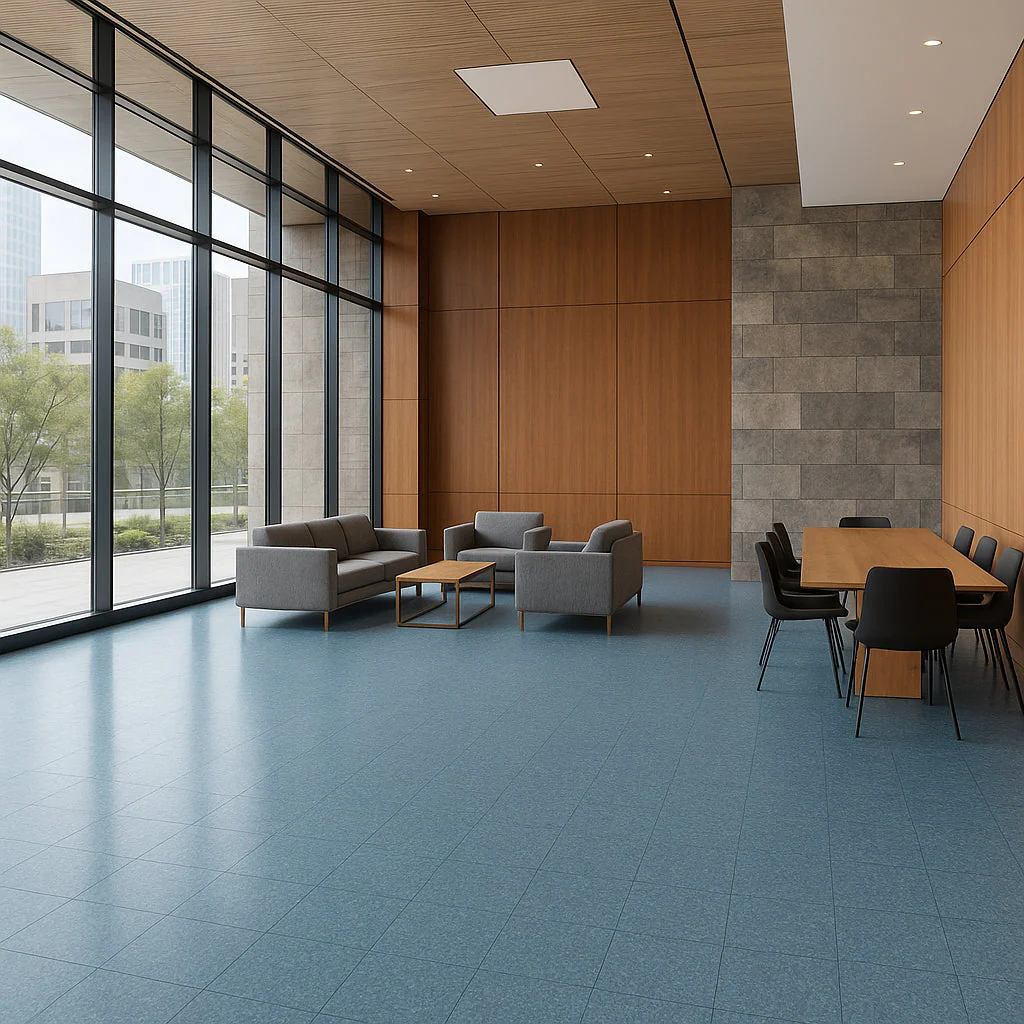 Armstrong Flooring Imperial Texture VCT Dutch Delft Vinyl Tile - 45 sq ft Carton - Image 9