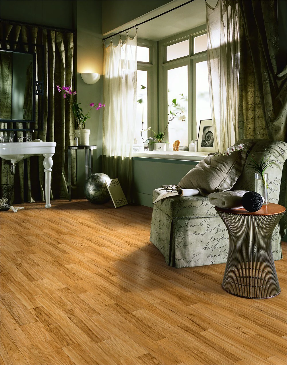 Armstrong Flooring Pickwick Landing II 12-ft W Cut-to-Length Upcountry Hickory Natural Wood Look Low-Gloss Sheet Vinyl - Image 3