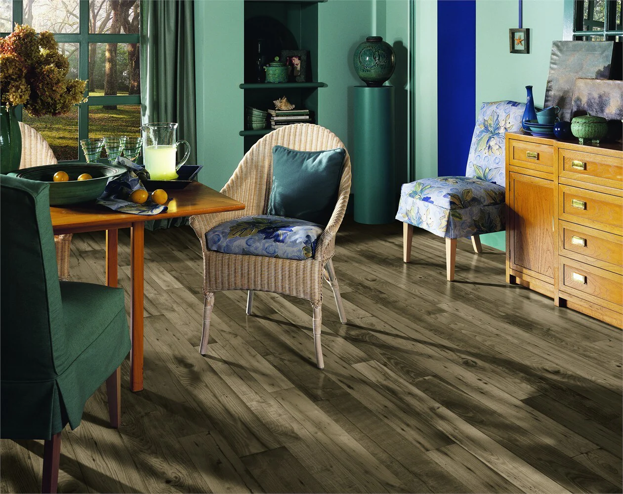 Armstrong Flooring Pickwick Landing III 12-ft W Cut-to-Length Light Walnut Wood Look Low-Gloss Finish Sheet Vinyl - Image 2