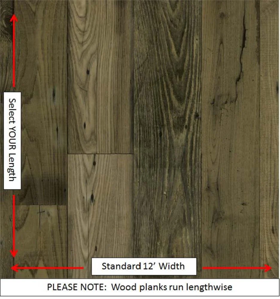 Armstrong Flooring Pickwick Landing III 12-ft W Cut-to-Length Light Walnut Wood Look Low-Gloss Finish Sheet Vinyl - Image 3