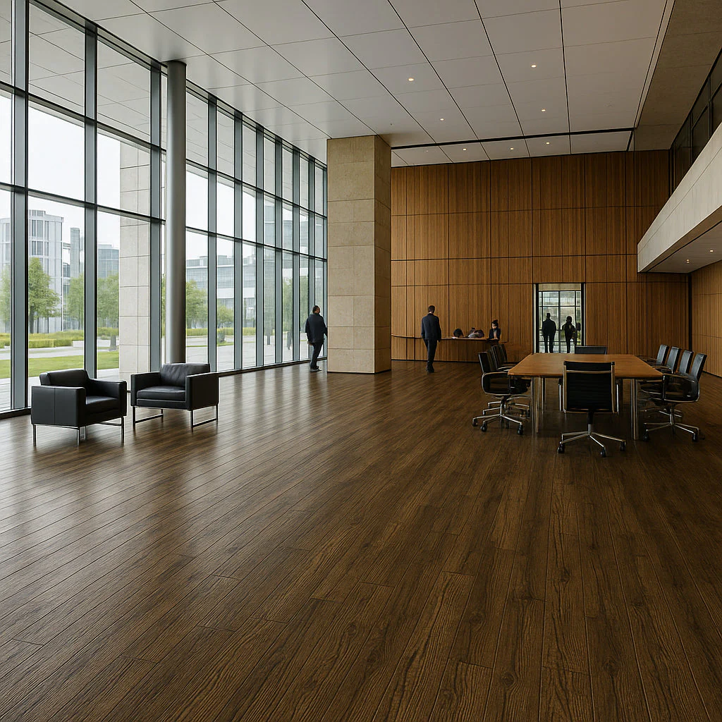 Armstrong Flooring Pro Mark Mudslide Brown Luxury Vinyl Plank Flooring - Waterproof, Glue Down, 35.95 Sq. Ft. - Image 11