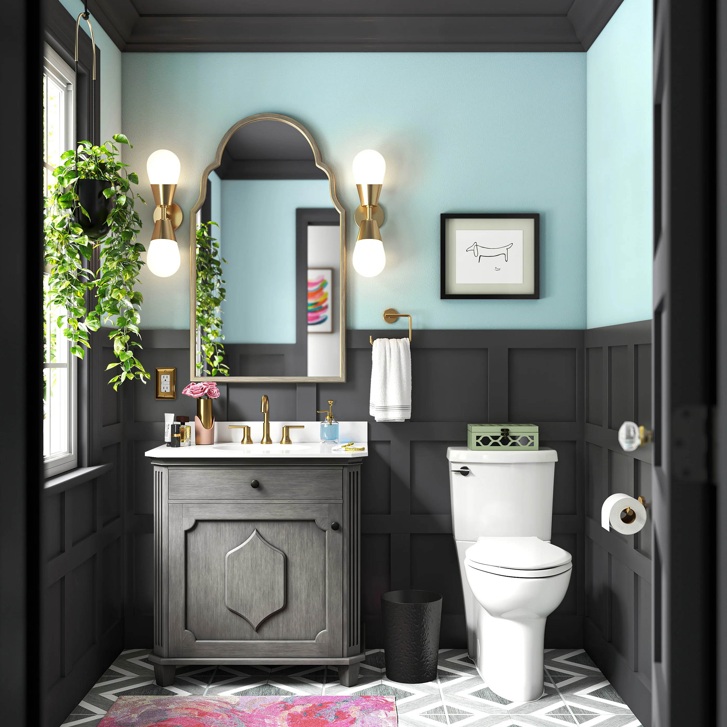 Armstrong Flooring Terraza 12-in x 12-in Harbor Gray Peel and Stick Vinyl Tile - Image 4