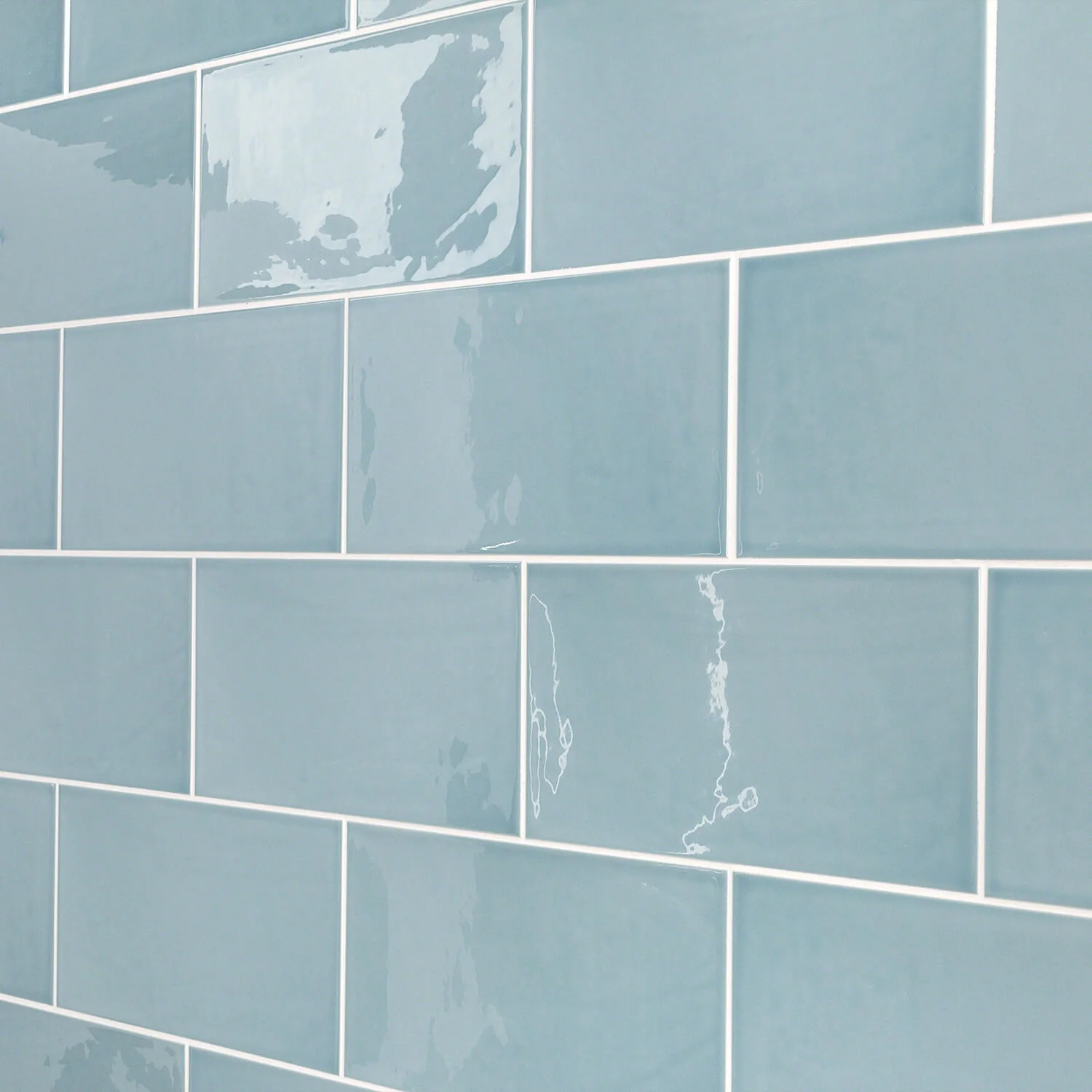 Lux Tile Aruba Blue 5x10 Polished Ceramic Subway Wall Tile - Image 4