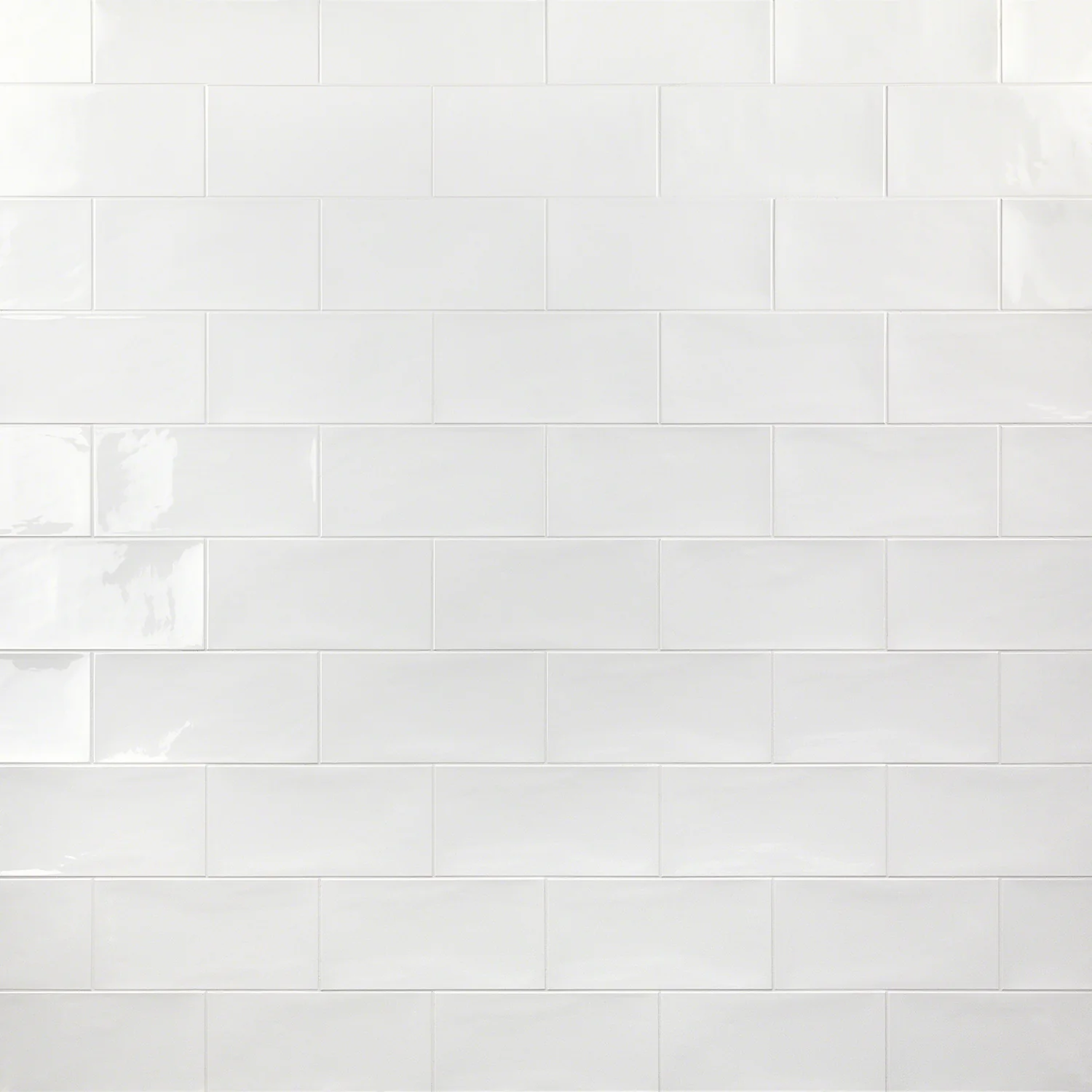 Aruba White 5x10 Polished Ceramic Subway Tile - Lux Tile - Image 2