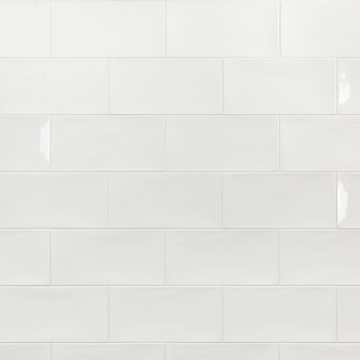 Aruba White 5x10 Polished Ceramic Subway Tile - Lux Tile - Image 5