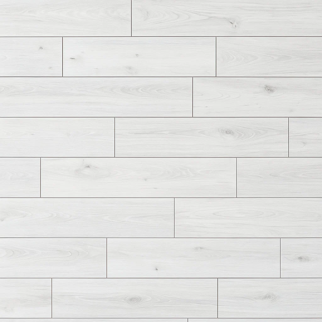 Ashford Woodville Blanco Matte Ceramic Tile - 8 x 24, Durable Wood Look