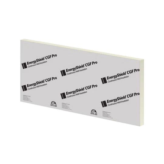 Atlas EnergyShield CGF Pro Continuous Wall Insulation, 1-1/2 in x 4 ft x 8 ft