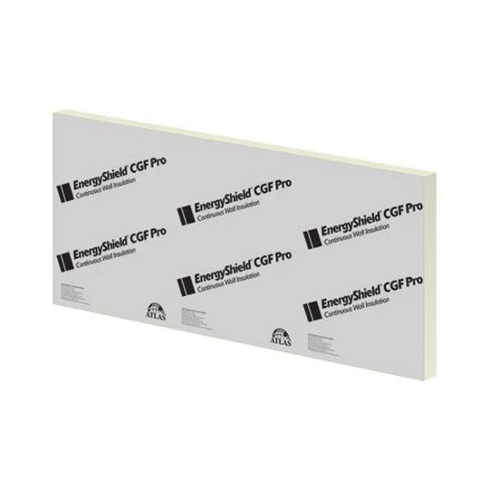Atlas EnergyShield CGF Pro Continuous Wall Insulation, 1/2 in. x 4 ft. x 8 ft.