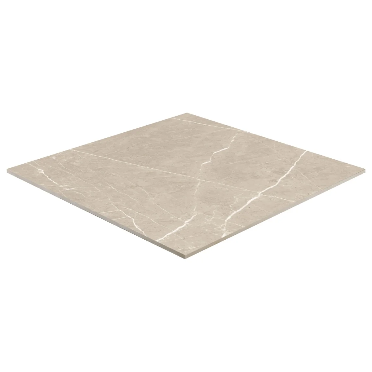 Autograph Crema Beige 48x48 Marble Look Satin Porcelain Tile - Tilebar - Image 7