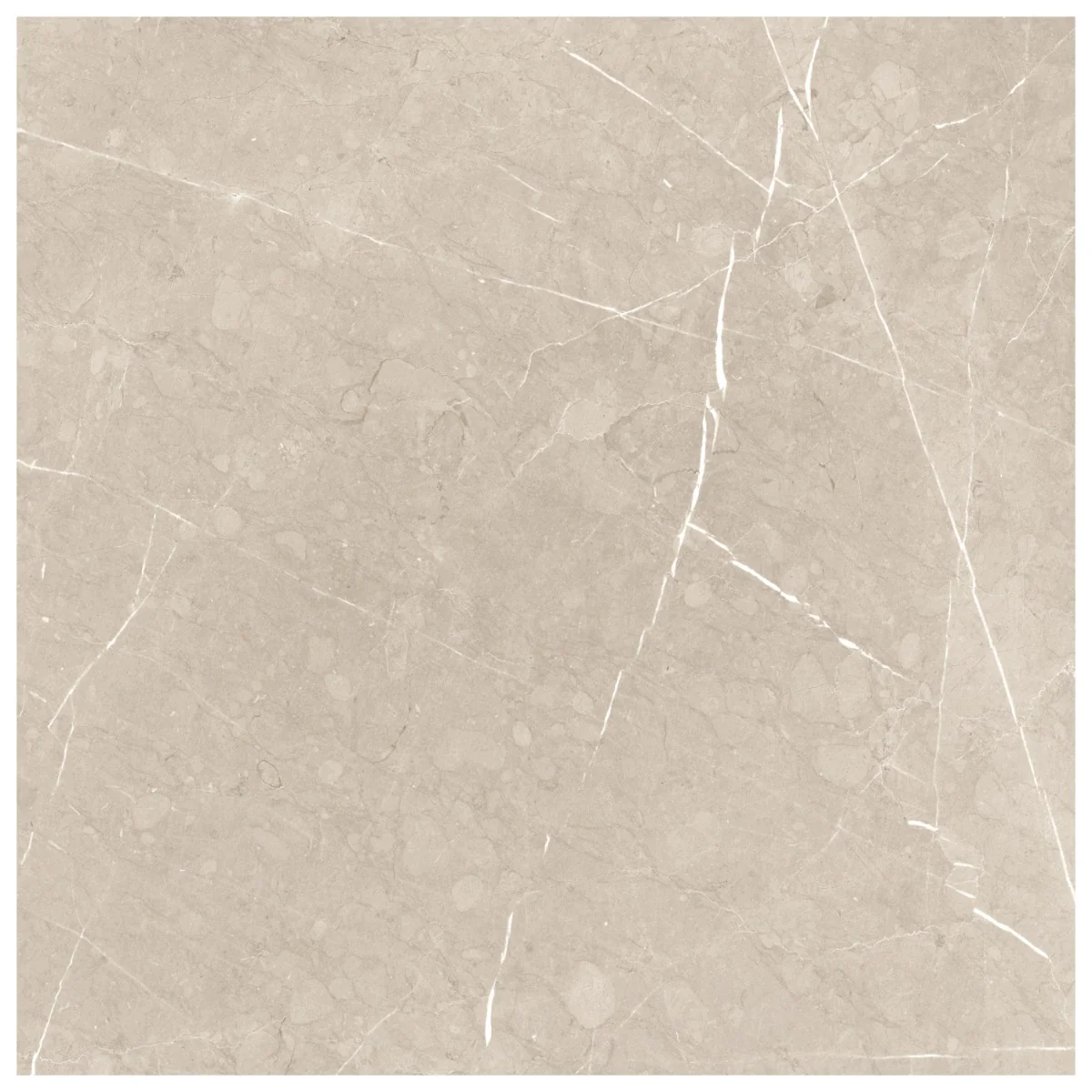Autograph Crema Beige 48x48 Marble Look Satin Porcelain Tile - Tilebar - Image 8