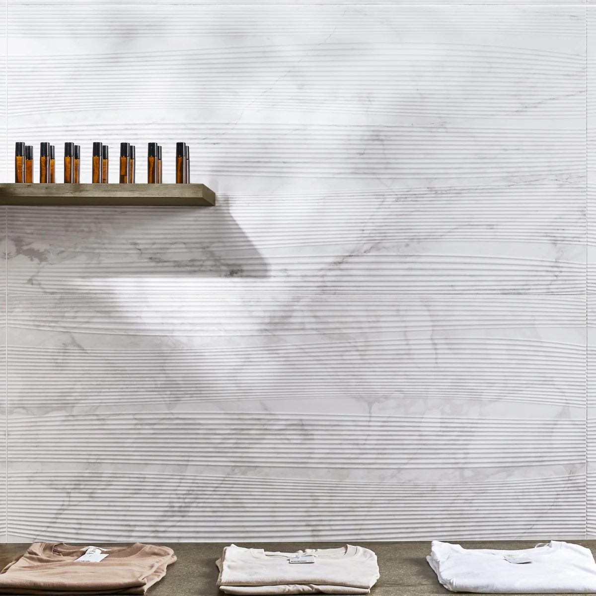 Autograph Vibe Caldia Oro White 24x48 3D Textured Marble Look Matte Porcelain Tile - Image 5