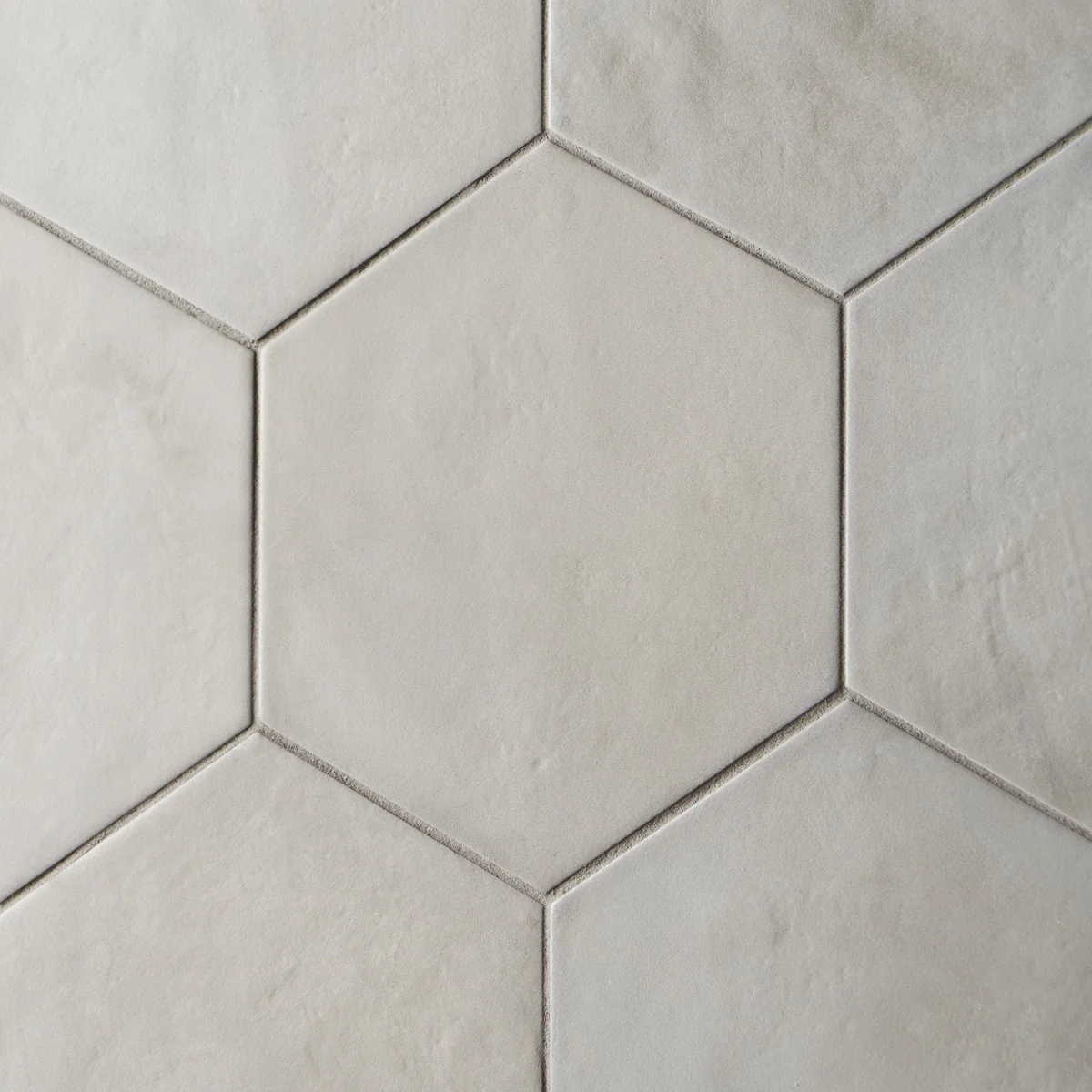 Ava Sabbia Gray 8" Hexagon Matte Porcelain Tile - Lux Tile - Image 6