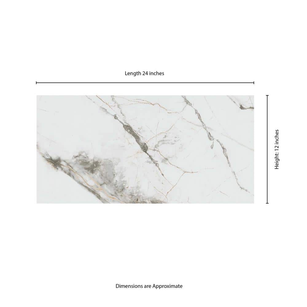 Avalon 12 in. x 24 in. Matte Porcelain Marble Look Floor and Wall Tile (16 sq. ft./Case) - Image 8