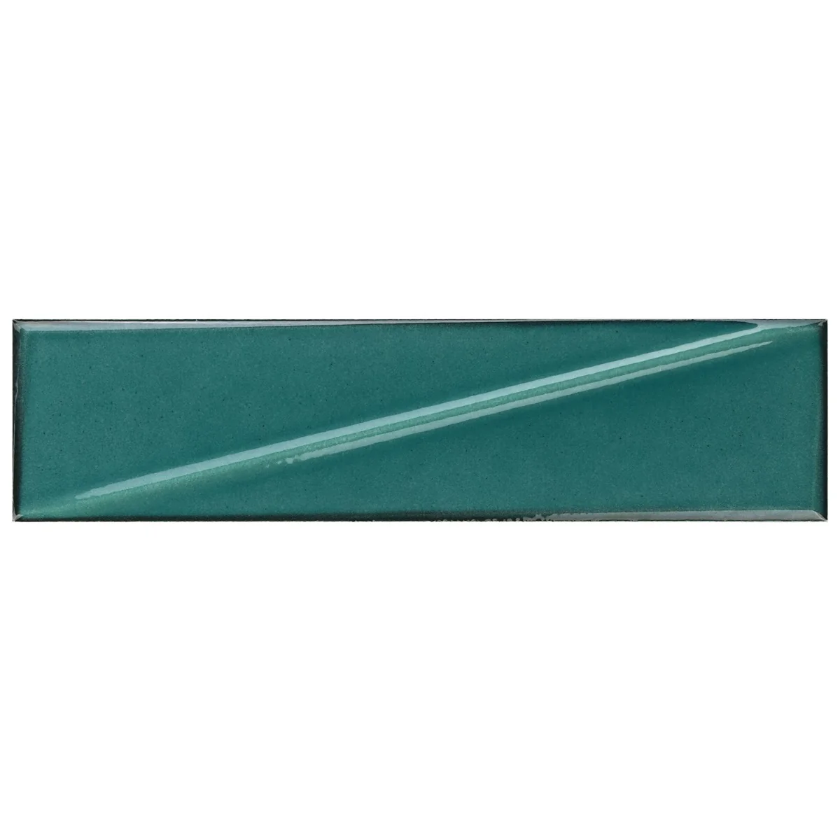Axelle Emerald Green 3x12 3D Glossy Ceramic Subway Tile - Image 3