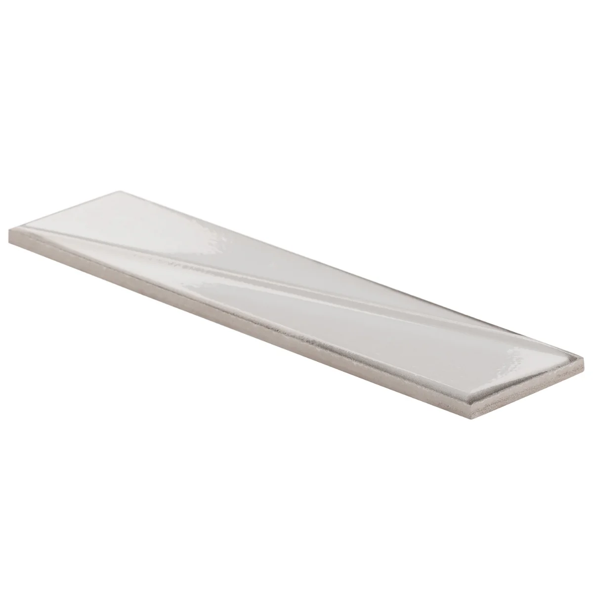 Axelle Ice White 3x12 3D Glossy Ceramic Subway Tile - Lux Tile - Image 8