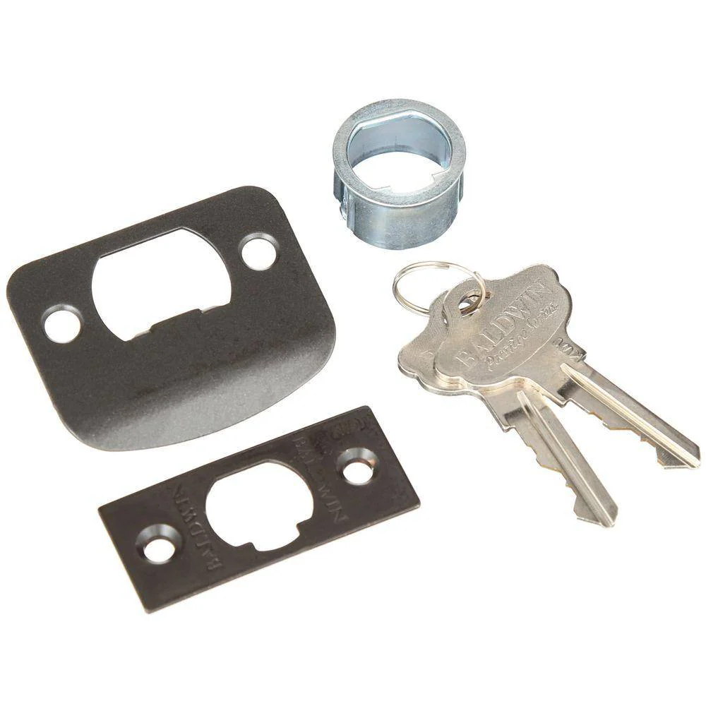 Baldwin Prestige Madrina Venetian Bronze Keyed Entry Door Lever with SmartKey Security - Image 3