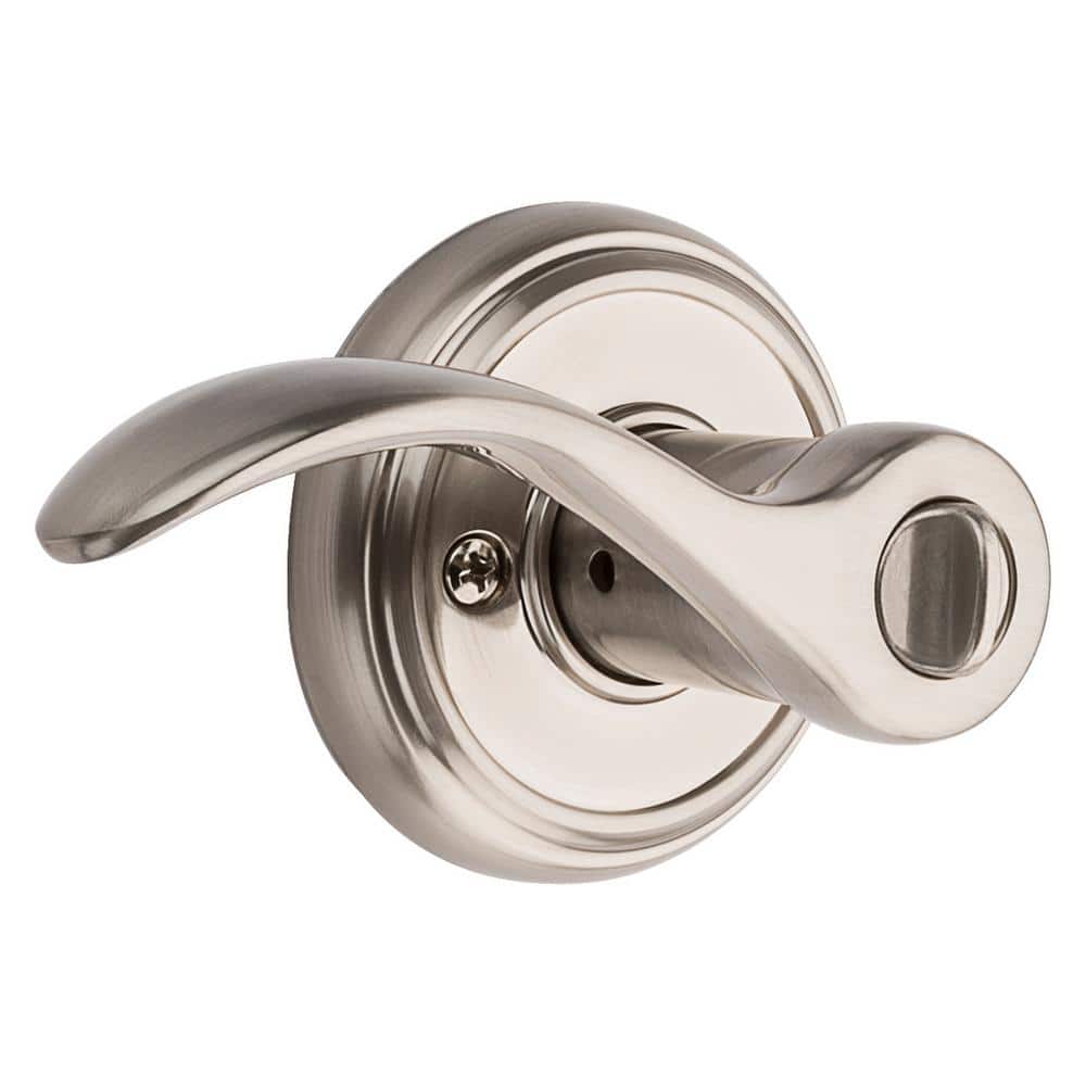 Baldwin Prestige Tobin Satin Nickel Keyed Entry Door Lever with SmartKey Security - Image 2