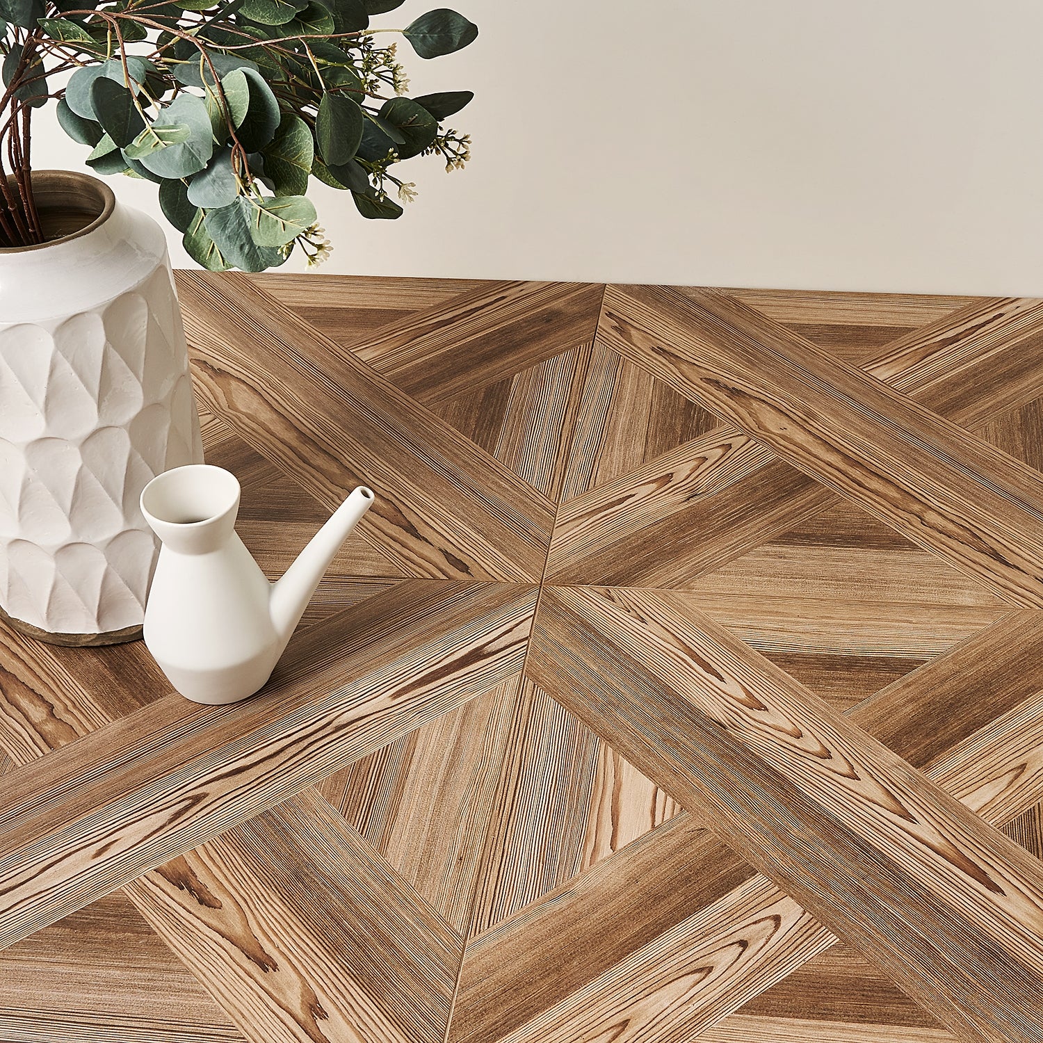 Barberry Decor Nocciola 24x24 Matte Wood Look Porcelain Tile for Floors and Walls