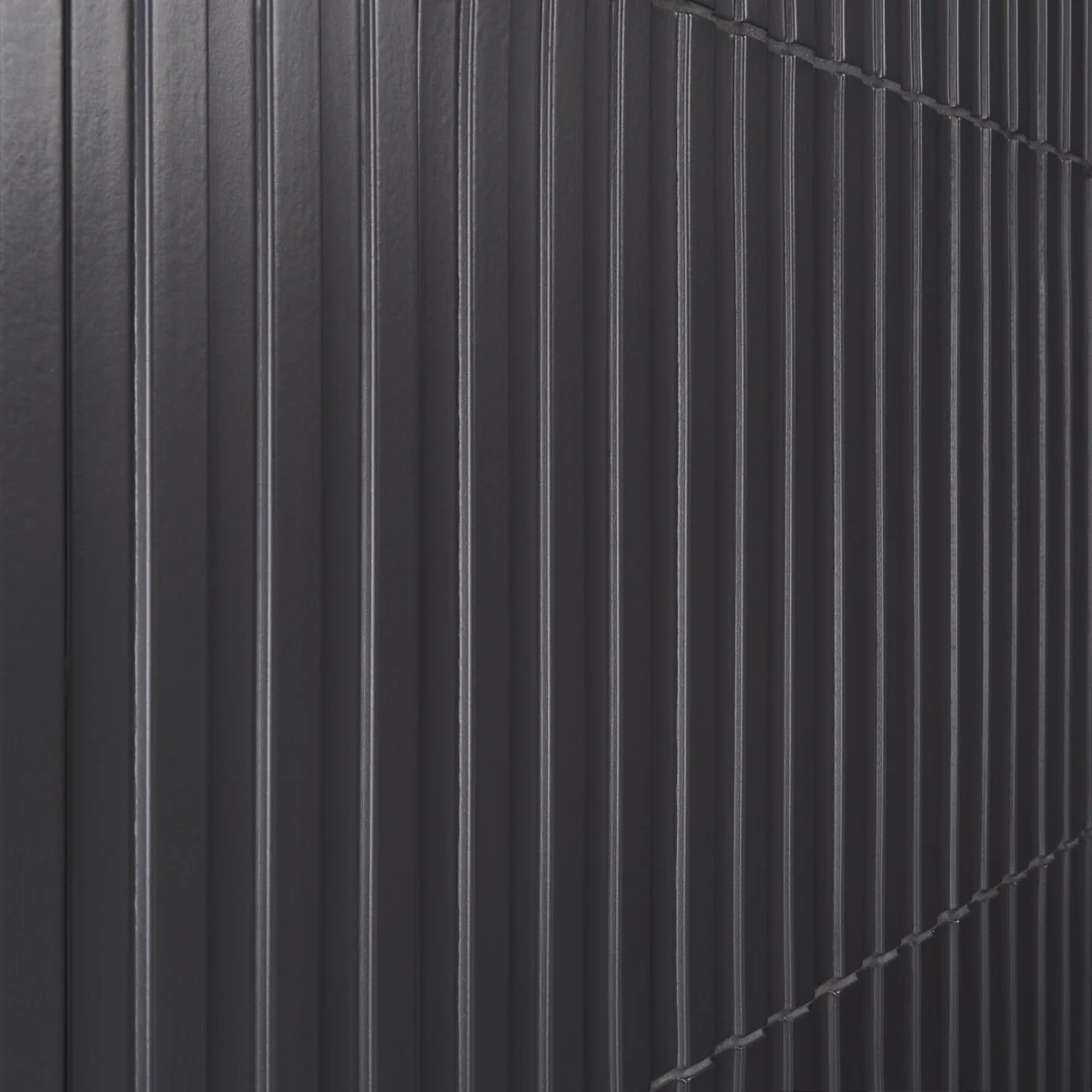 Bariano Black 6x16 Fluted 3D Matte Porcelain Tile - Image 6