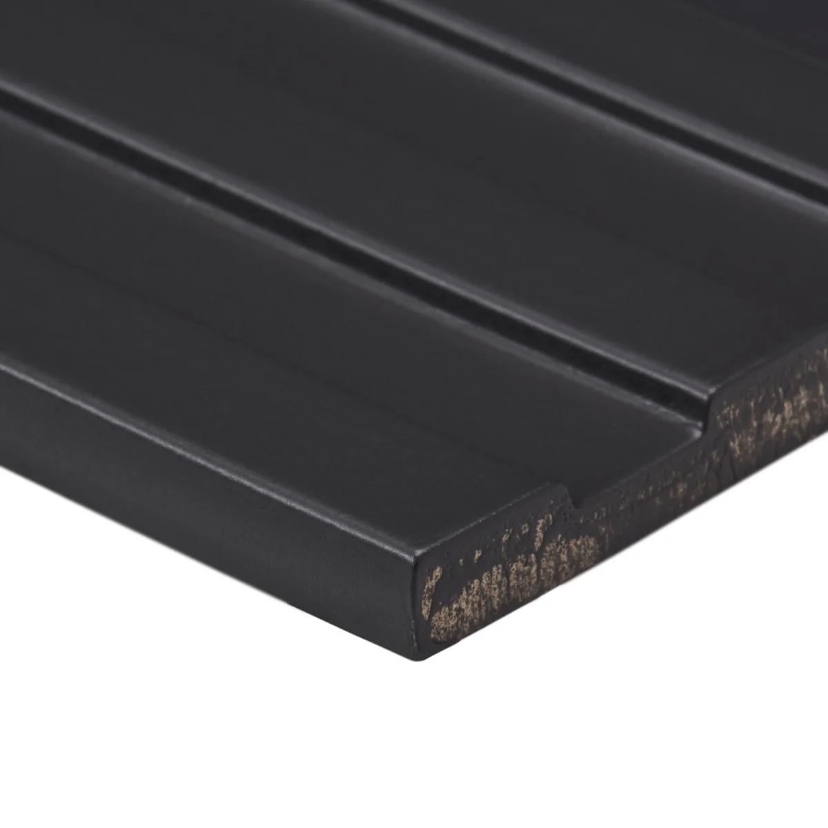 Bariano Black 6x16 Fluted 3D Matte Porcelain Tile - Image 9