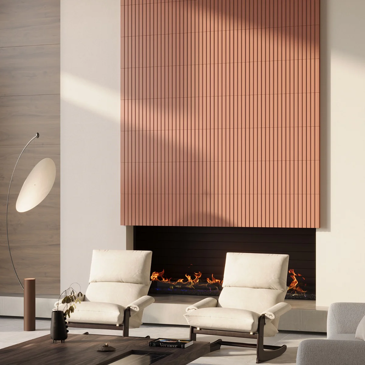 Bariano Terracotta 6x16 Fluted 3D Matte Porcelain Tile - Lux Tile - Image 2