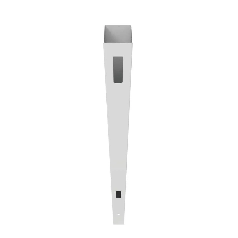 Barrette Outdoor Living White Vinyl Corner Post - Horizontal Fence 5x5x108 - Image 3