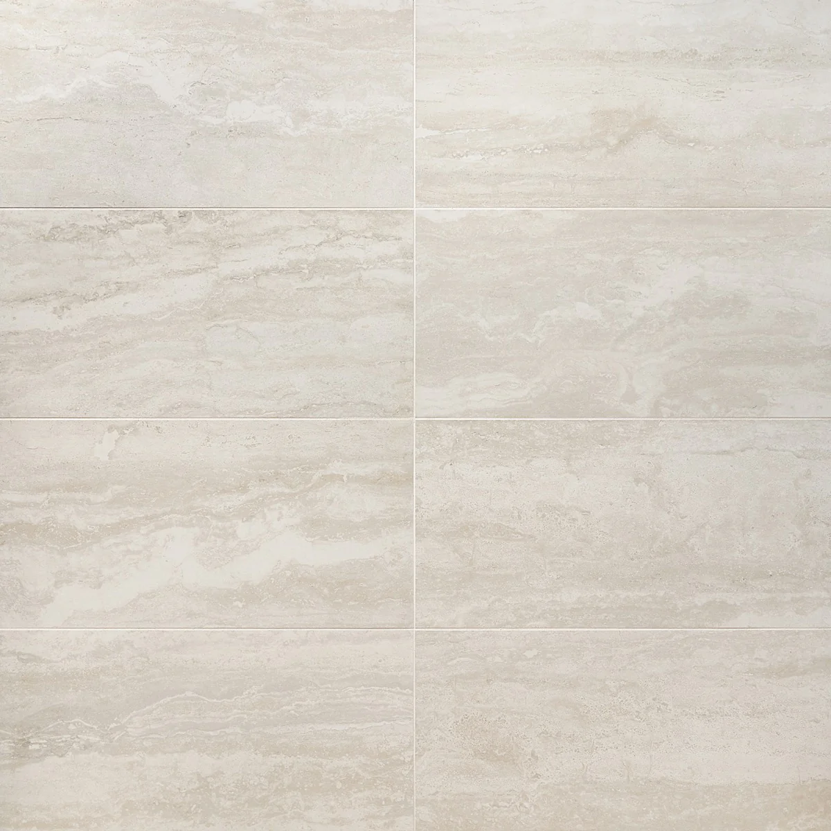 Basic Travertine Beige & Cream 12x24 Matte Porcelain Tile - Lux Tile - Image 4