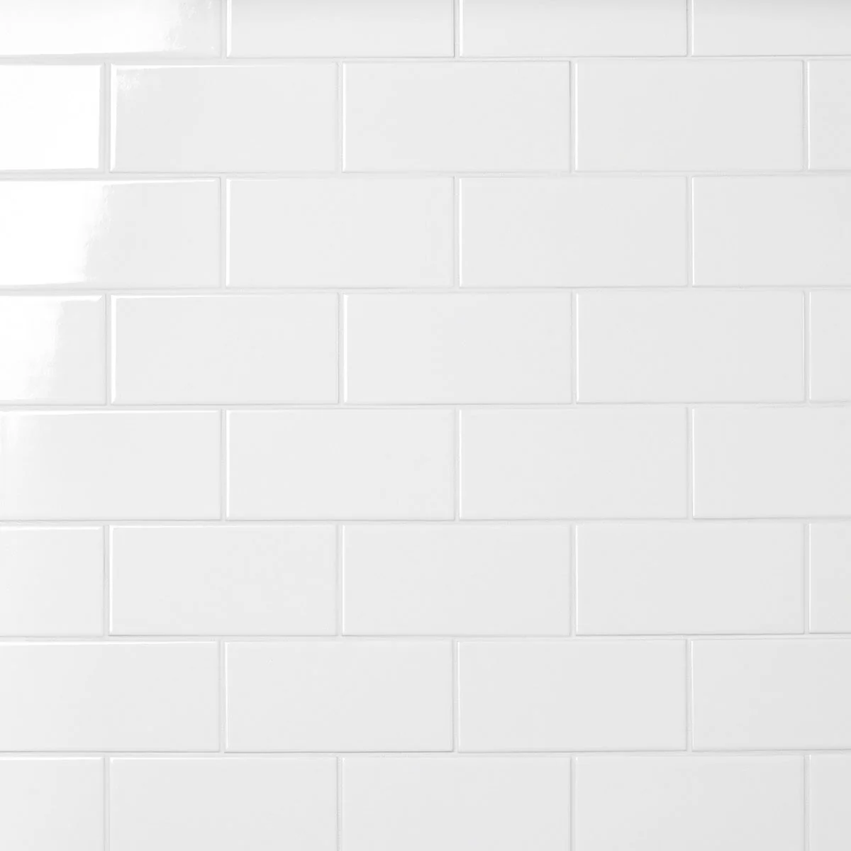 Basic White 3x6 Polished Ceramic Subway Tile for Bathroom and Kitchen Walls - Image 8